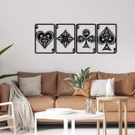 Wallity Bedbin Accesorio Decorativo de Pared de Metal Negro